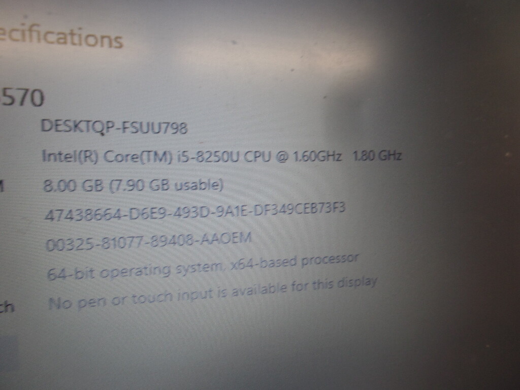HP 15-DB0031NR Laptop 15.6″ AMD A9-9425 Radeon R5 3.1GHz 4GB 1TB Win10