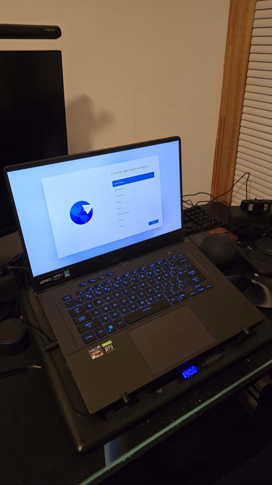 ASUS Zephyrus G15 Gaming Laptop Ryzen 9 RTX 3060 QHD | Llano V12 Cooler Bundle