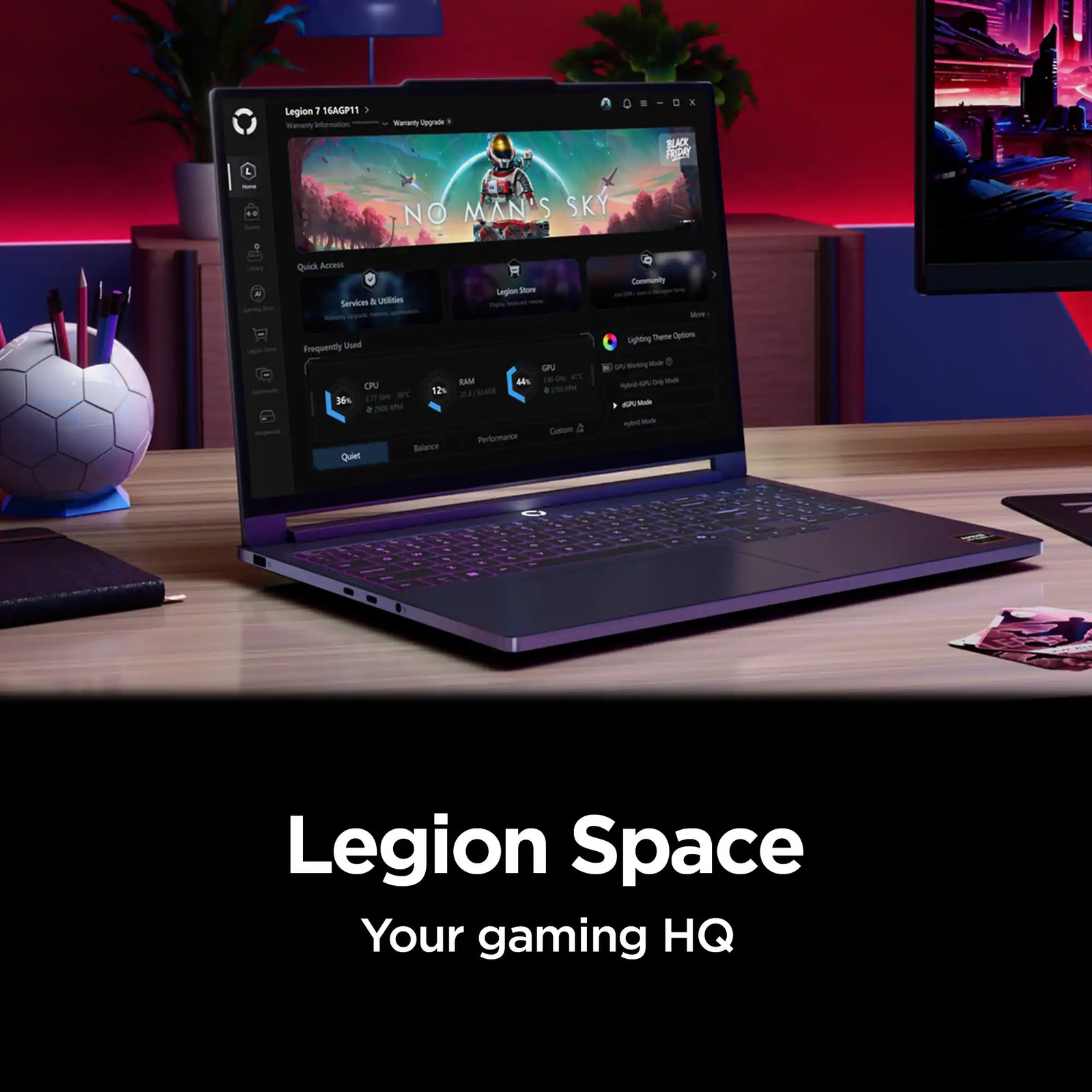 Lenovo – Legion 7a 16″ 2.5K 240Hz OLED Gaming Laptop – AMD Ryzen AI 9 HX 470 …