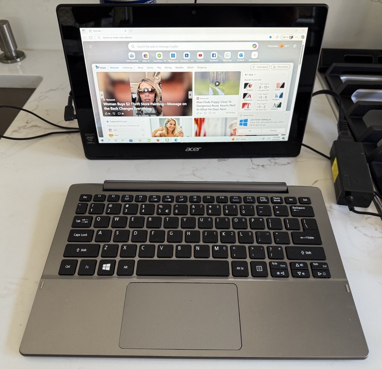Acer Aspire Switch 11.6″ Intel M 5Y10c 4GB RAM 128GB SSD Win 10