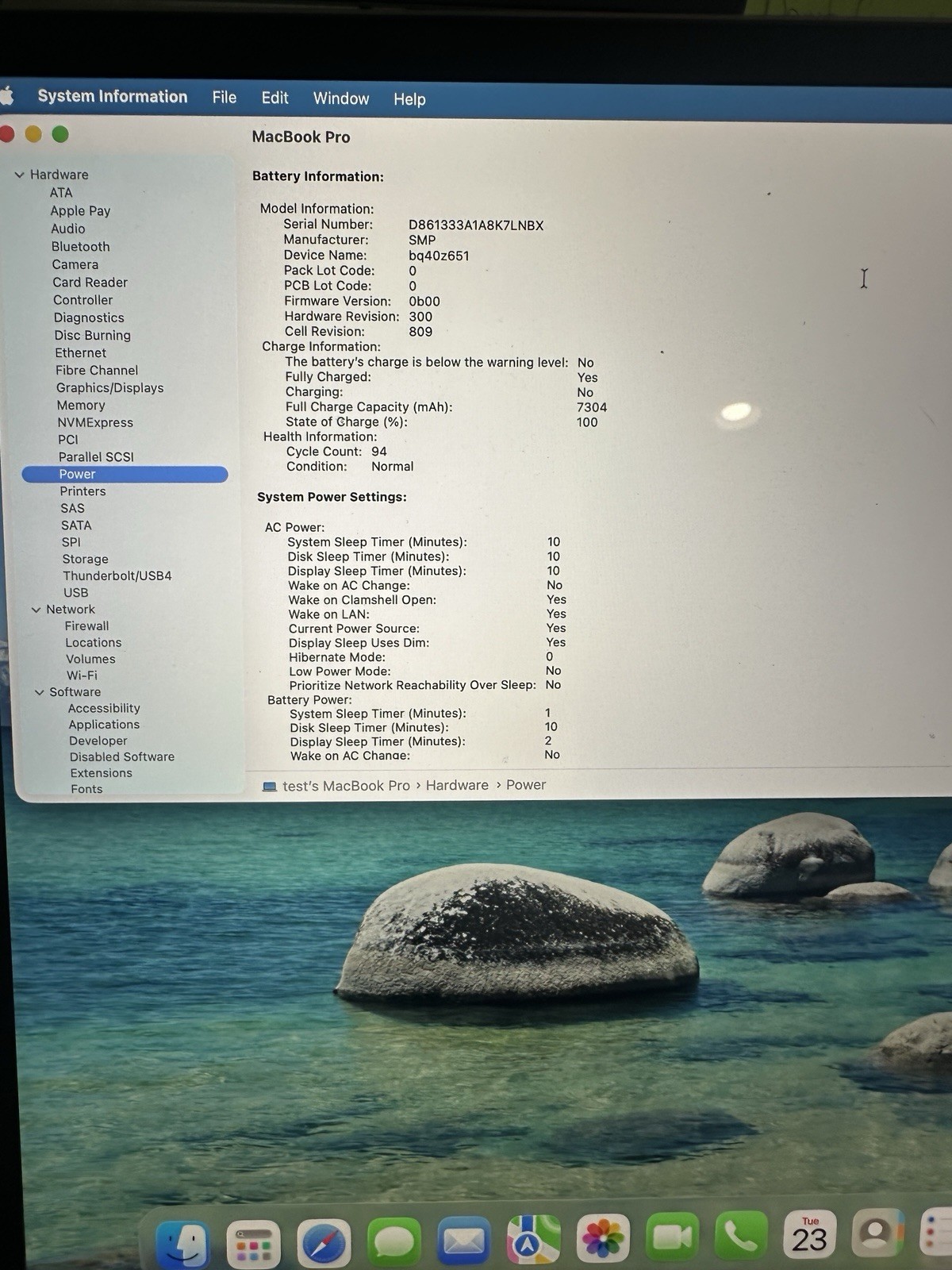 Apple MacBook Pro Laptop 16 Inch Display i7 16GB RAM 500GB Space Gray W Charger