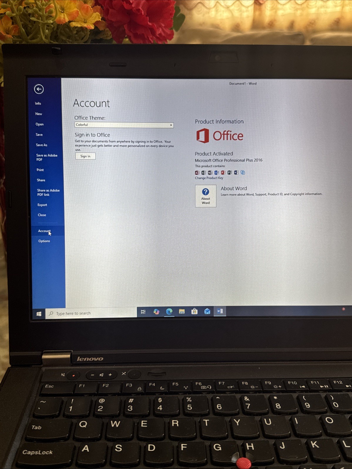 Lenovo Thinkpad T430s 14″ Core i5-3320 2.6GHz 12GB RAM 640GBHDD W/MS Office 2016