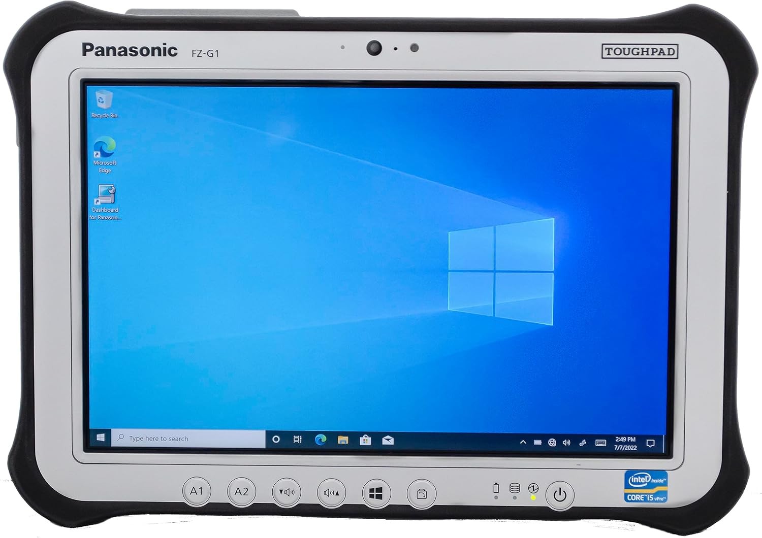 Renewed Panasonic Toughpad FZ-G1 MK1, Intel i5-3437U 1.9GHz, 10.1 WUXGA Multi…