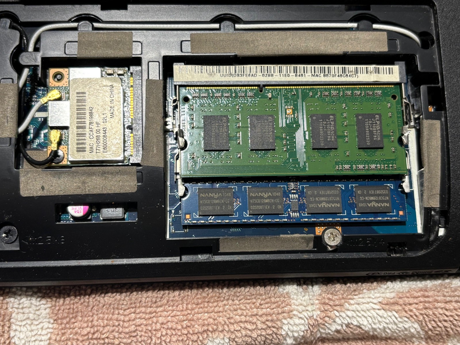 ACER Aspire 5750-7638 15.5 inch used laptop for parts/repair has HDD