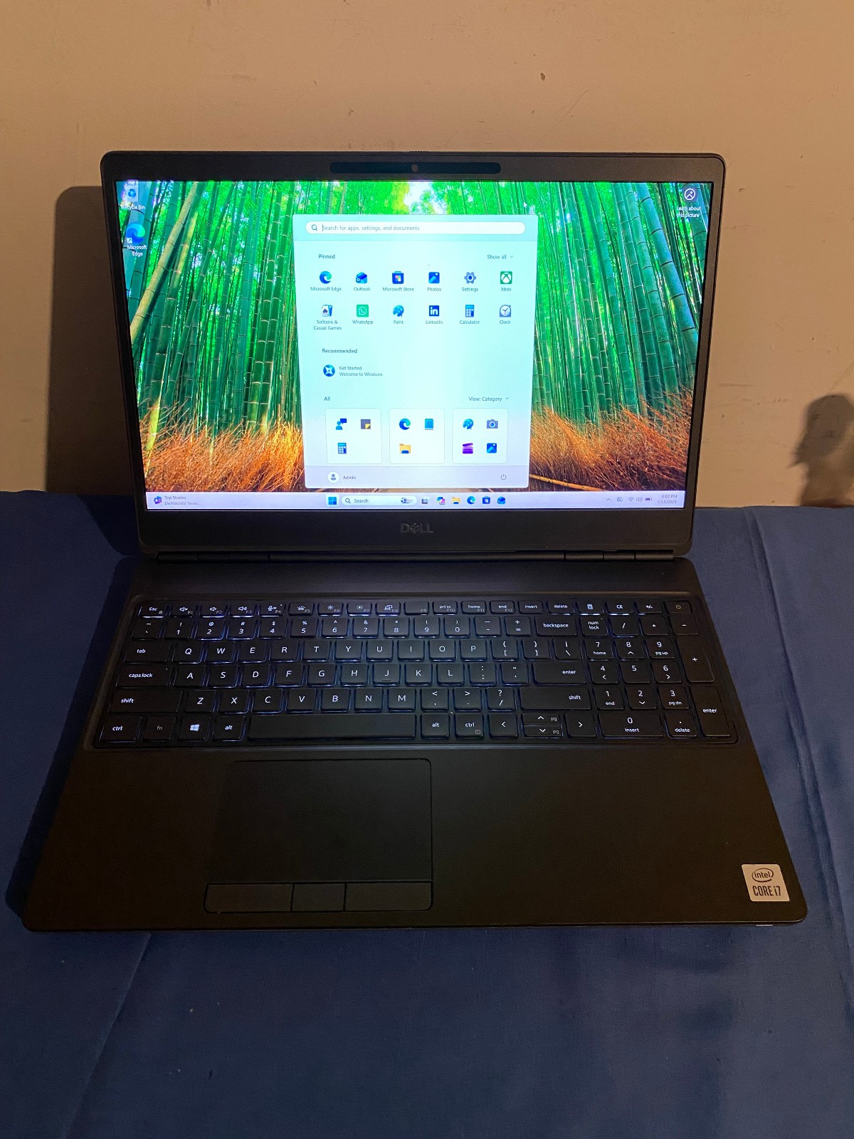 Dell Precision 7550 i7-10750H 2.60GHZ, 512GB SD 32GB NVidia T2000 Win 11 Pro