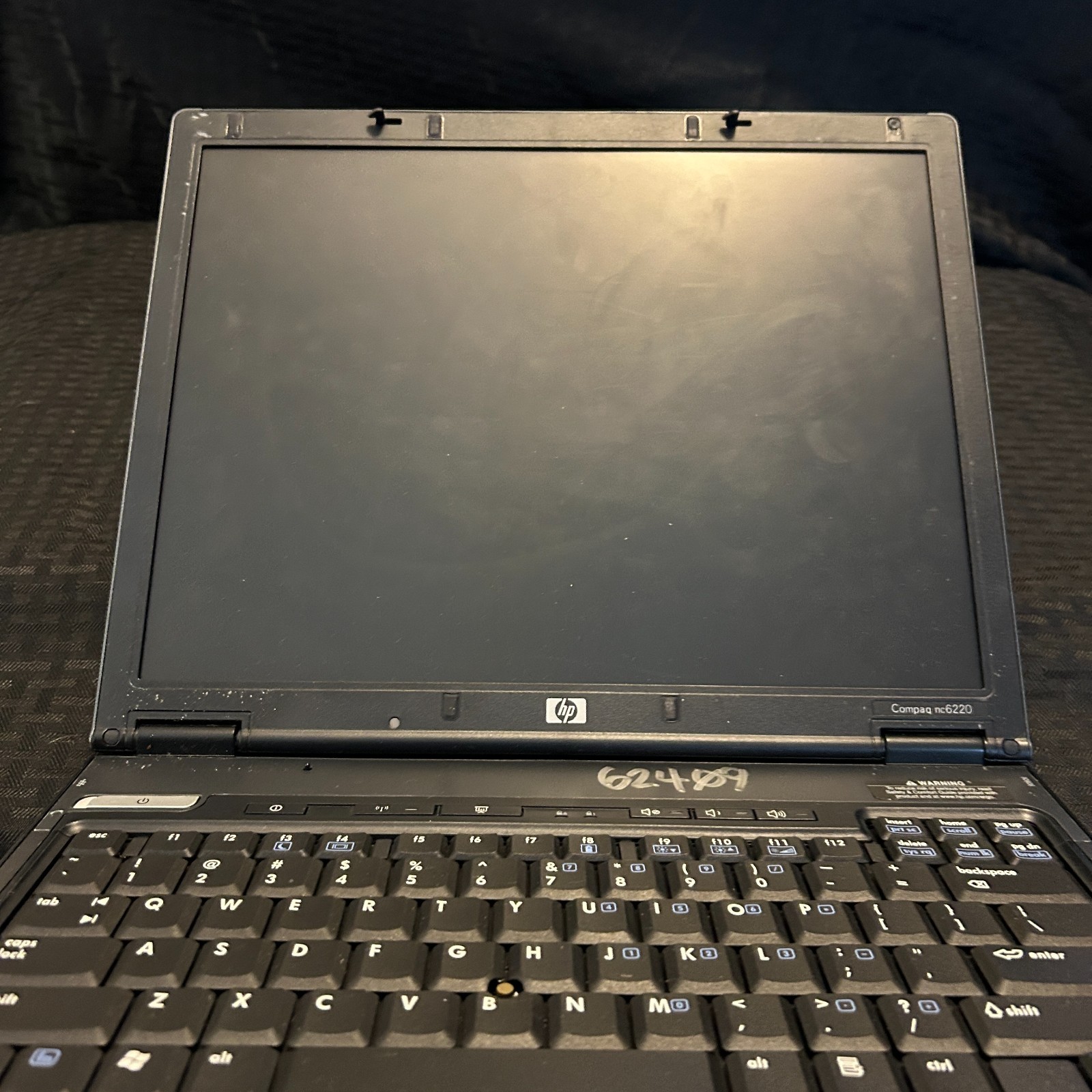 HP Compaq 14″ NC6220 Laptop Untested No Power Cable PARTS ONLY