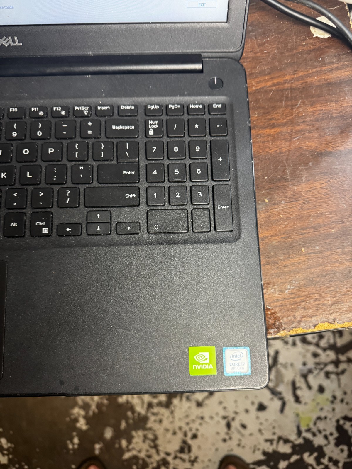 Dell Latitude 3500 Core I7-8565U 8GB RAM Laptop for Parts/Repair #6482