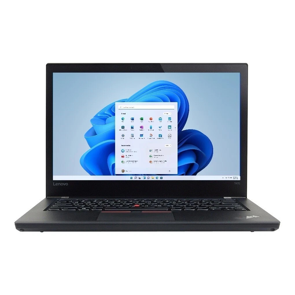 Lenovo Thinkpad T470 14″ i5-6300U, 16GB RAM, 256GB PCIe NVMe M.2 SSD Win-11 Pro
