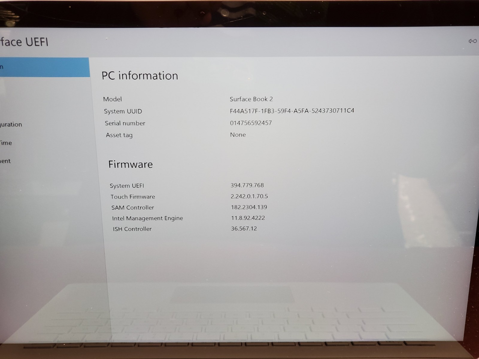 Microsoft Surface Book 2 13.5″ i5 8350U 1.70GHz/ 8GB / 256GB SSD #2933