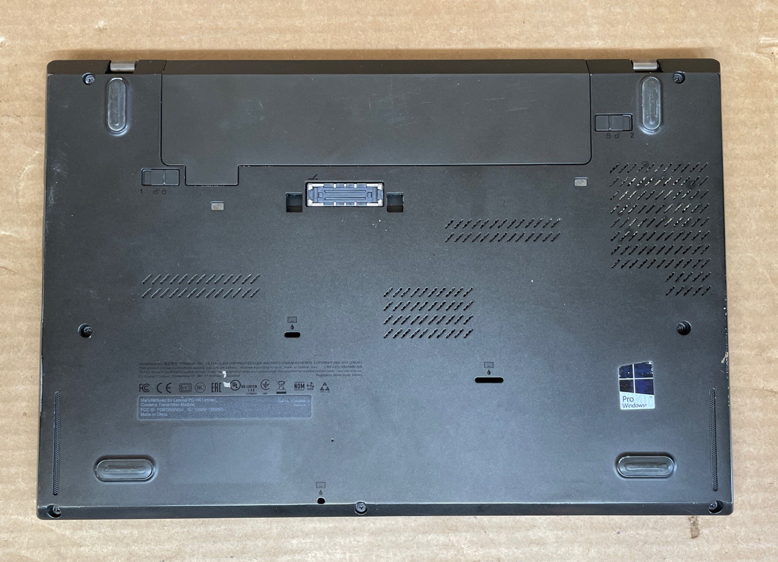 Lenovo T450s, Intel Core i7-5600U @2.60GHz, 8GB RAM, 256GB SSD, Windows 10