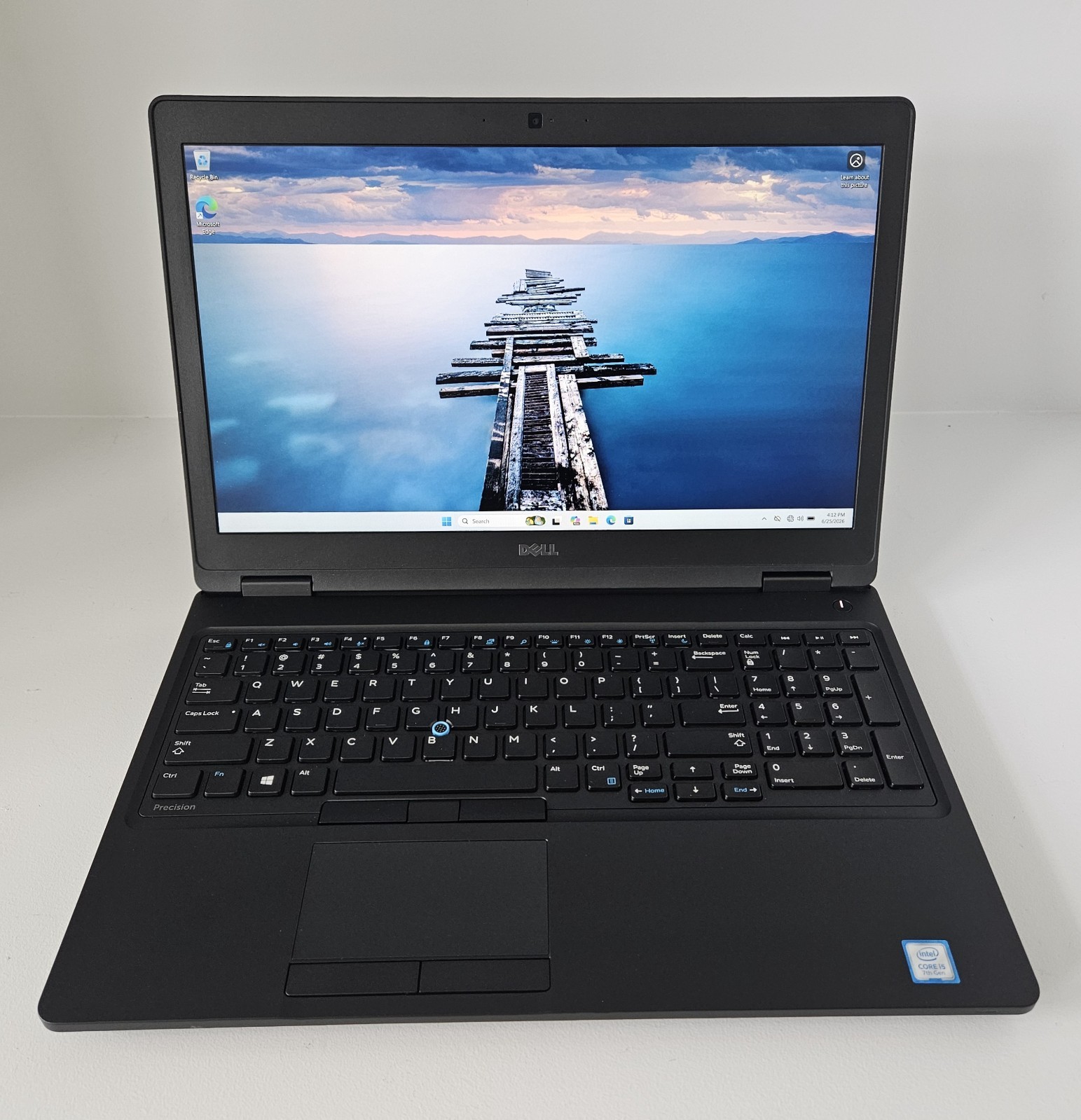Dell Precision 3520 Core i5-7440HQ 2.80GHz 8GB RAM 256GB NVMe 15.6″ Win 11 Pro