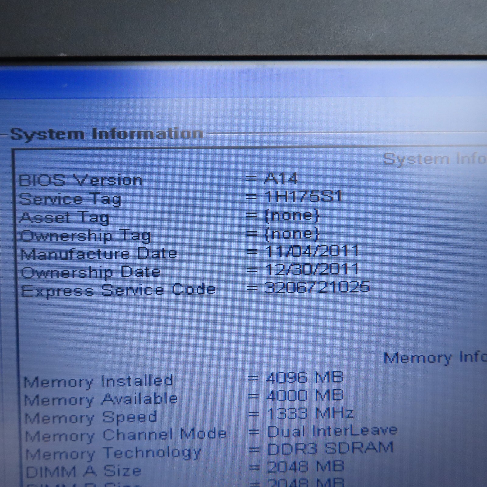 Dell Latitude Laptop Intel Core i5 2.50GHz 2 Cores 4GB DDR3 SDRAM