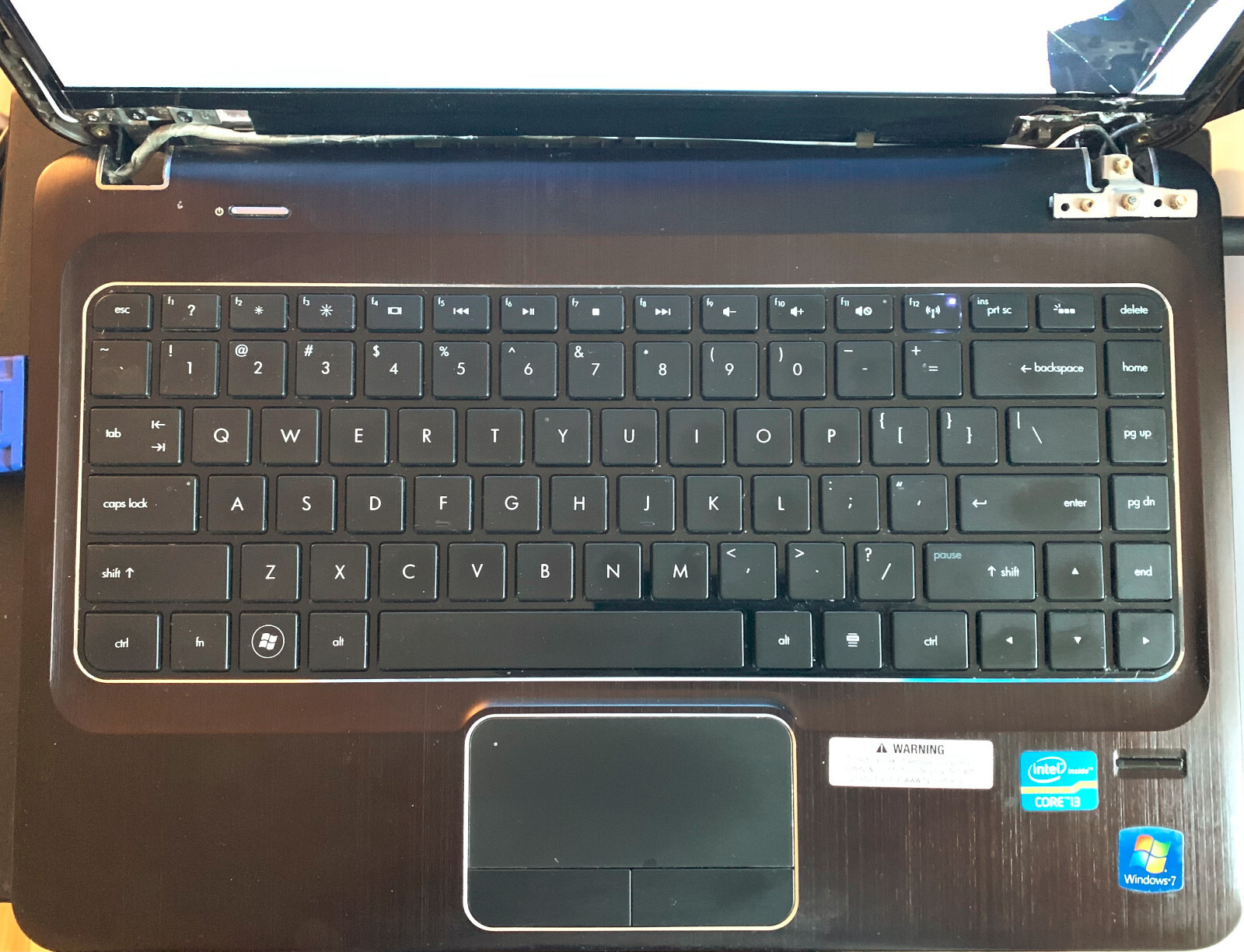 HP Pavilion DM4 2015dx Intel i3 for PARTS/Repair Works 6GB/600GB Windows 10