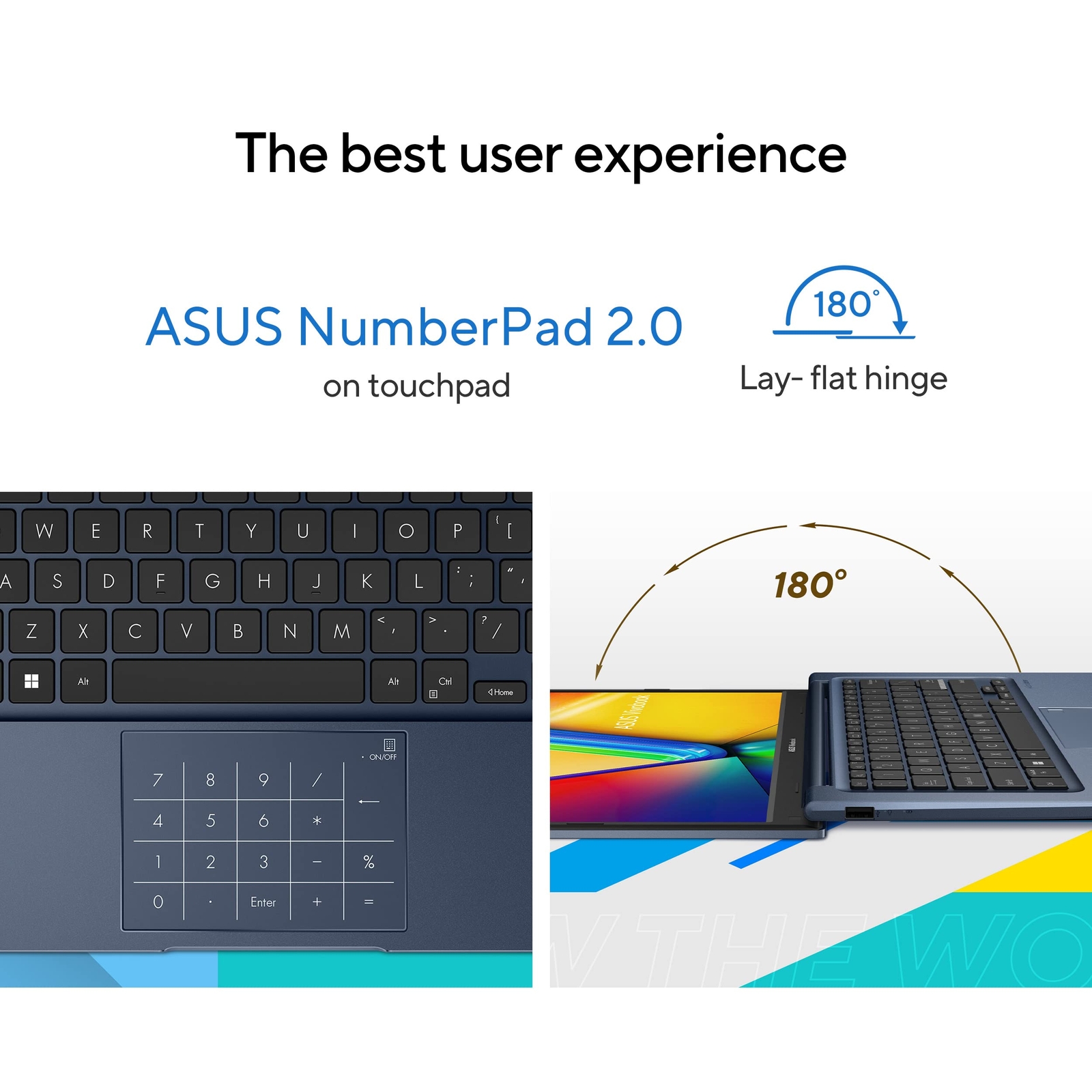 ASUS 2023 Vivobook 14″ Laptop i5-1235U 8GB 256GB Win 11 Home Blue F1404ZA-AS51