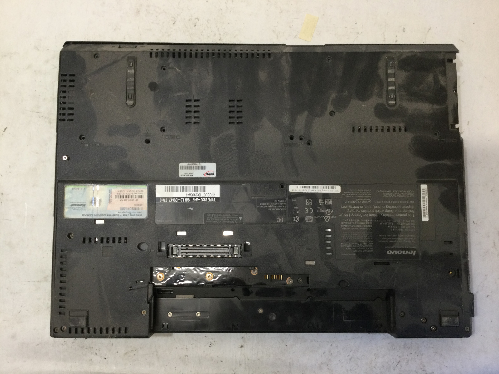 LENOVO THINKPAD R61 – BOOTS TO BIOS – INTEL CELERON – NO RAM – READ DESCRIP – BB