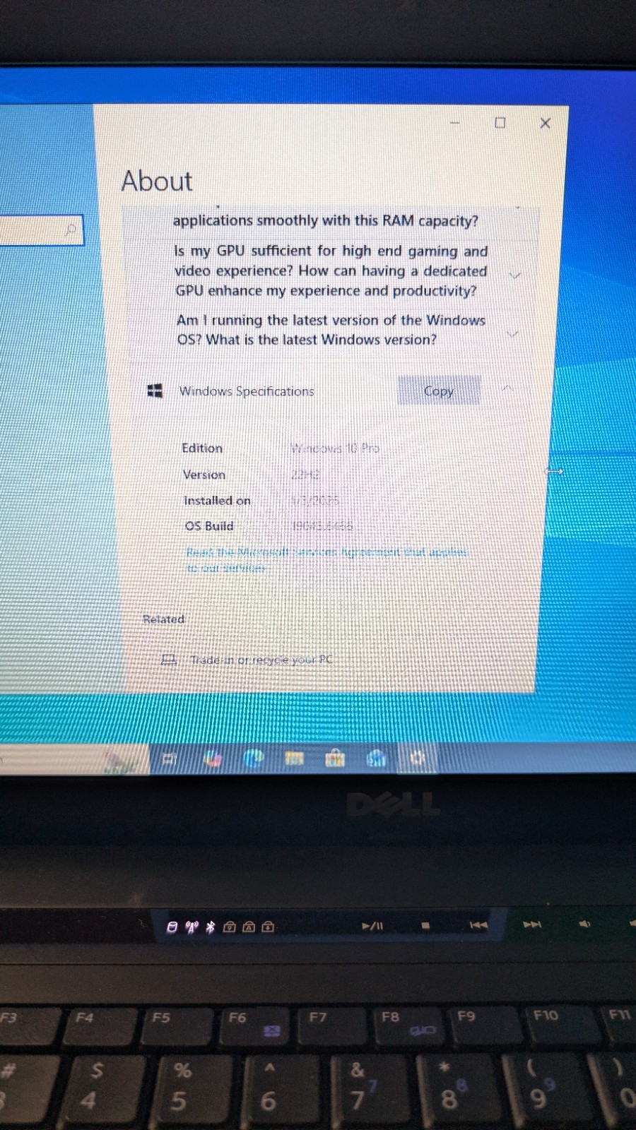 DELL VOSTRO 3500 PC LAPTOP INTEL CORE I3 M 350 2.26ghz 4GB 500GB WIN 10 PRO