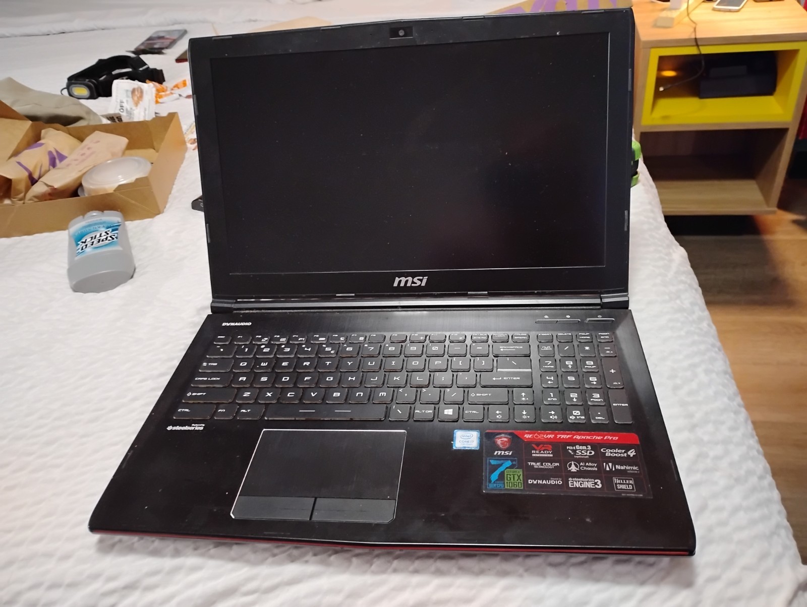 MSI GE62VR 6RF Apache Pro Intel Core i7-6700HQ 32GB Ram