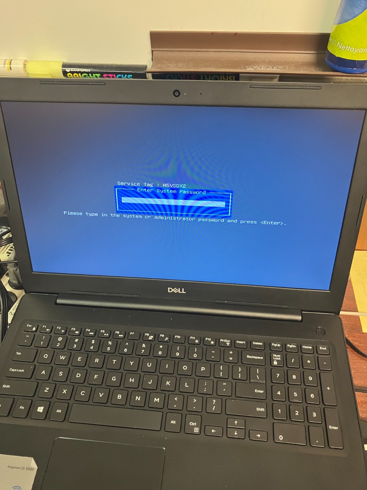 Dell Inspiron 3582 Intel Celeron N4000 1.10GHz 4GB RAM 15.6″ No HDD Bios Locked