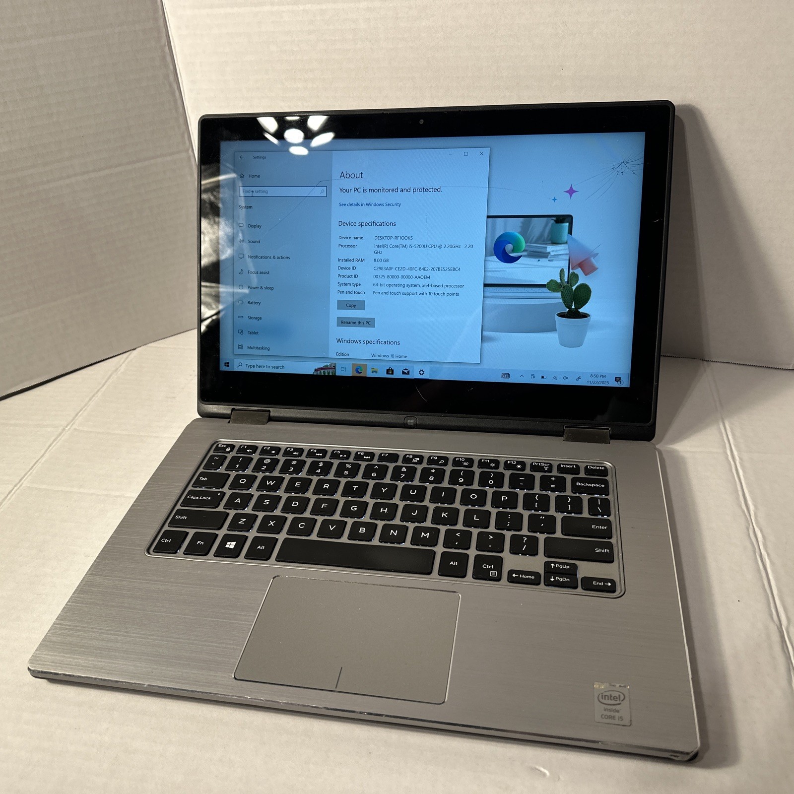 Dell Inspiron 13-7353 13.4″ i5-5200u 2.20Ghz 8GB RAM 500gb !!READ!
