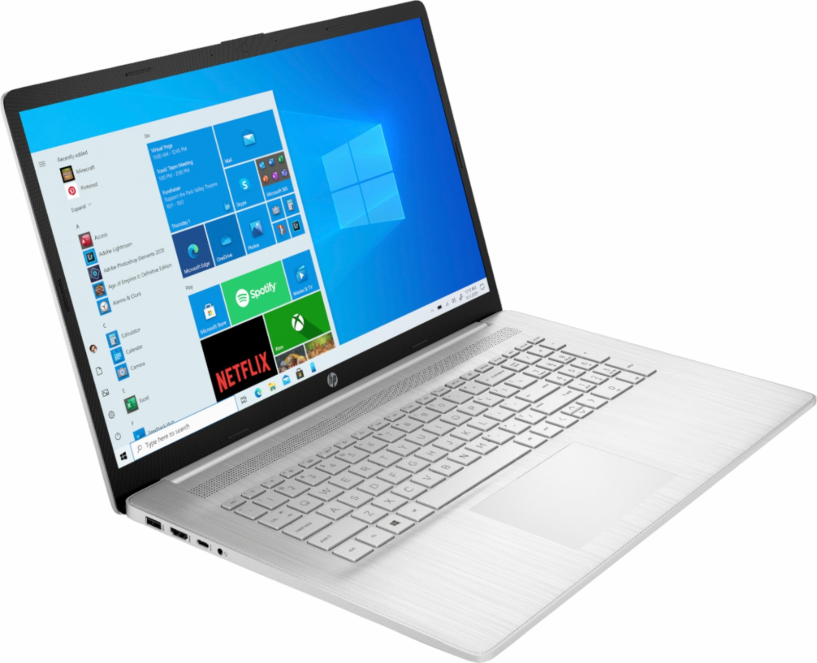 HP 17.3″ Non-touch Laptop i3-1115G4 8GB Memory 1TB HDD webcam W10 17-cn0013dx