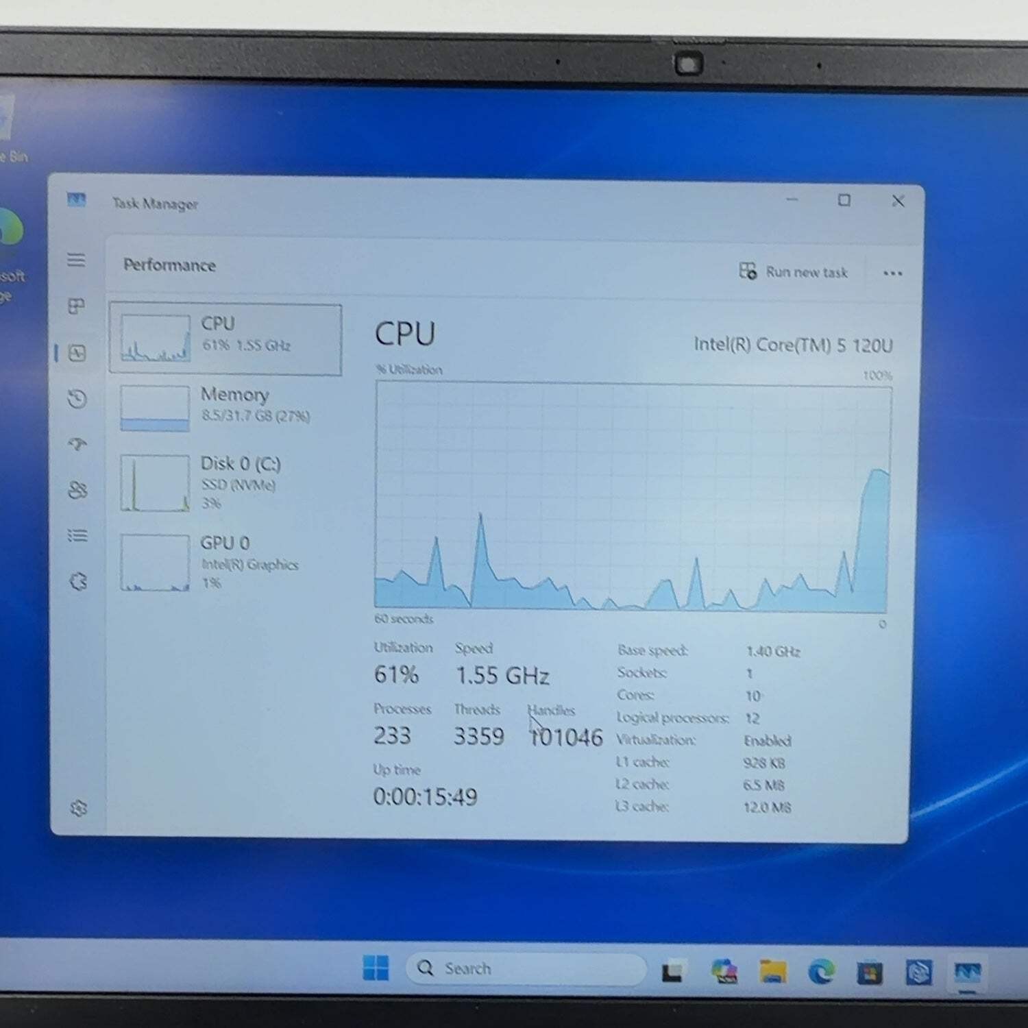Dell Pro 14 PC14250 14″ Core 5 120U 1.4GHz 32GB RAM 512GB SSD