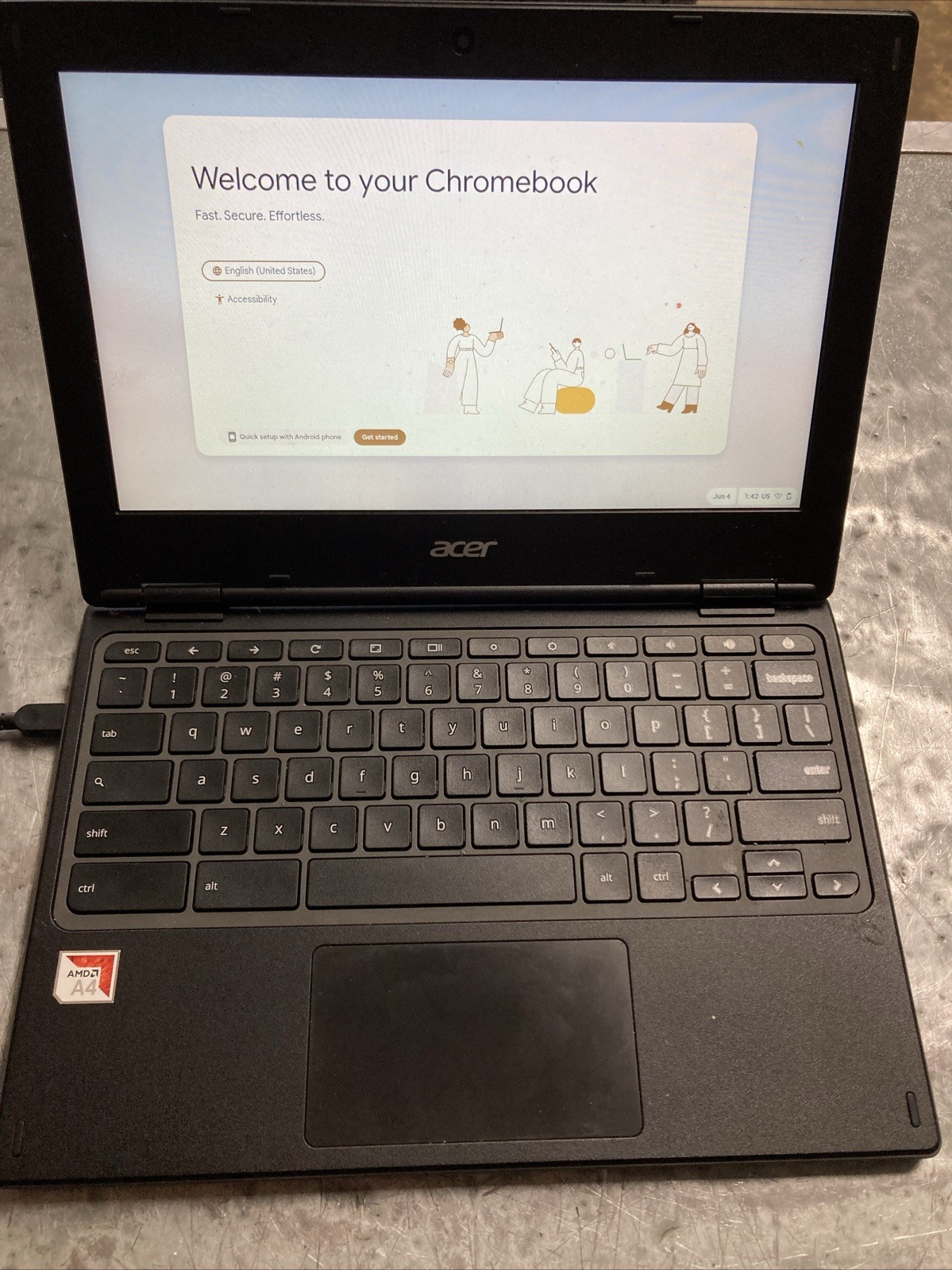 Acer Chromebook CB311 Series (N18Q12) 11.6″ AMD Processor A4 4GB 32GB | NO CHR
