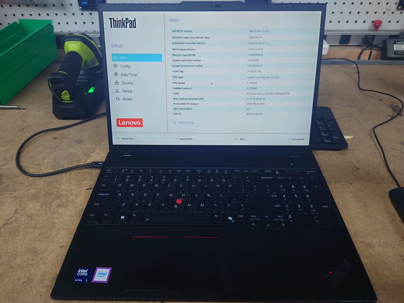Lenovo ThinkPad T16 Gen 3 16″ WUXGA Ultra 7 155U 32GB RAM 1TB SSD No OS