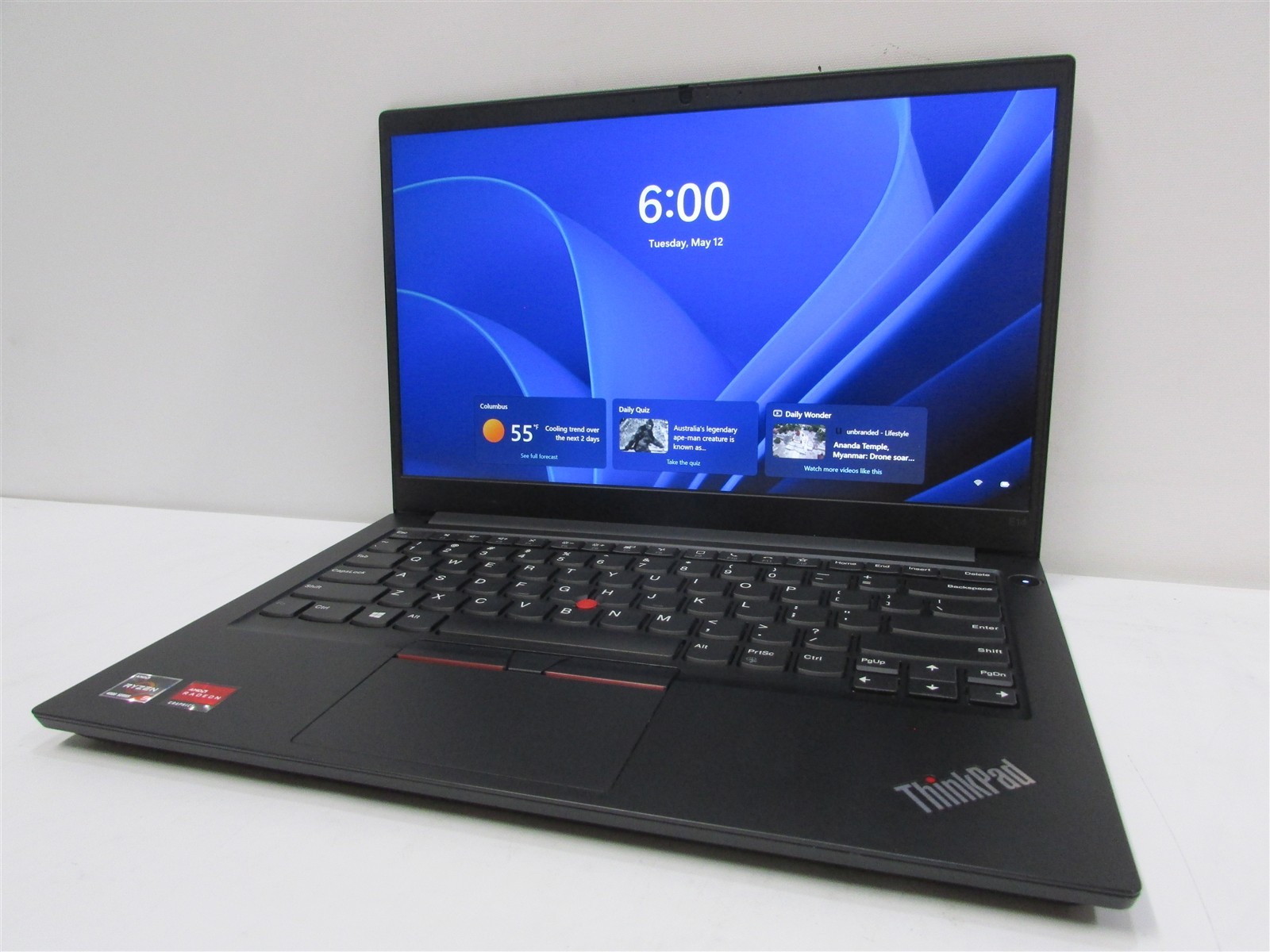Lenovo Thinkpad E14 Gen 2 Ryzen 5 4500U 2.38GHz 16GB RAM 256GB NVME 14″ W11 Pro