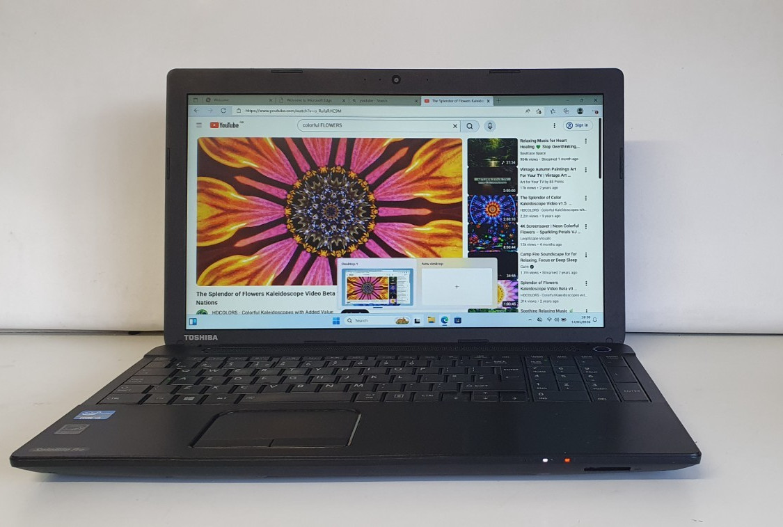 TOSHIBA SATELLITE PRO C50-A-1MX LAPTOP i3-3110M 15.5″ 8GB 240GB SSD HDMI WIN 11