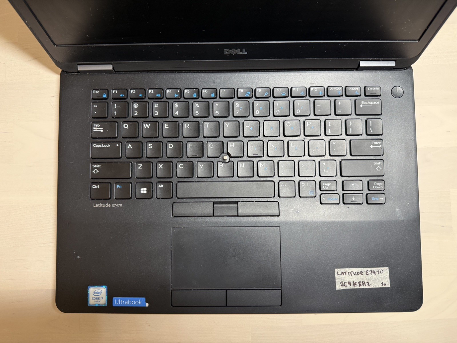 Dell Latitude E7470 Laptop Intel Core i7 6th Gen No HD/OS/AC Adapter
