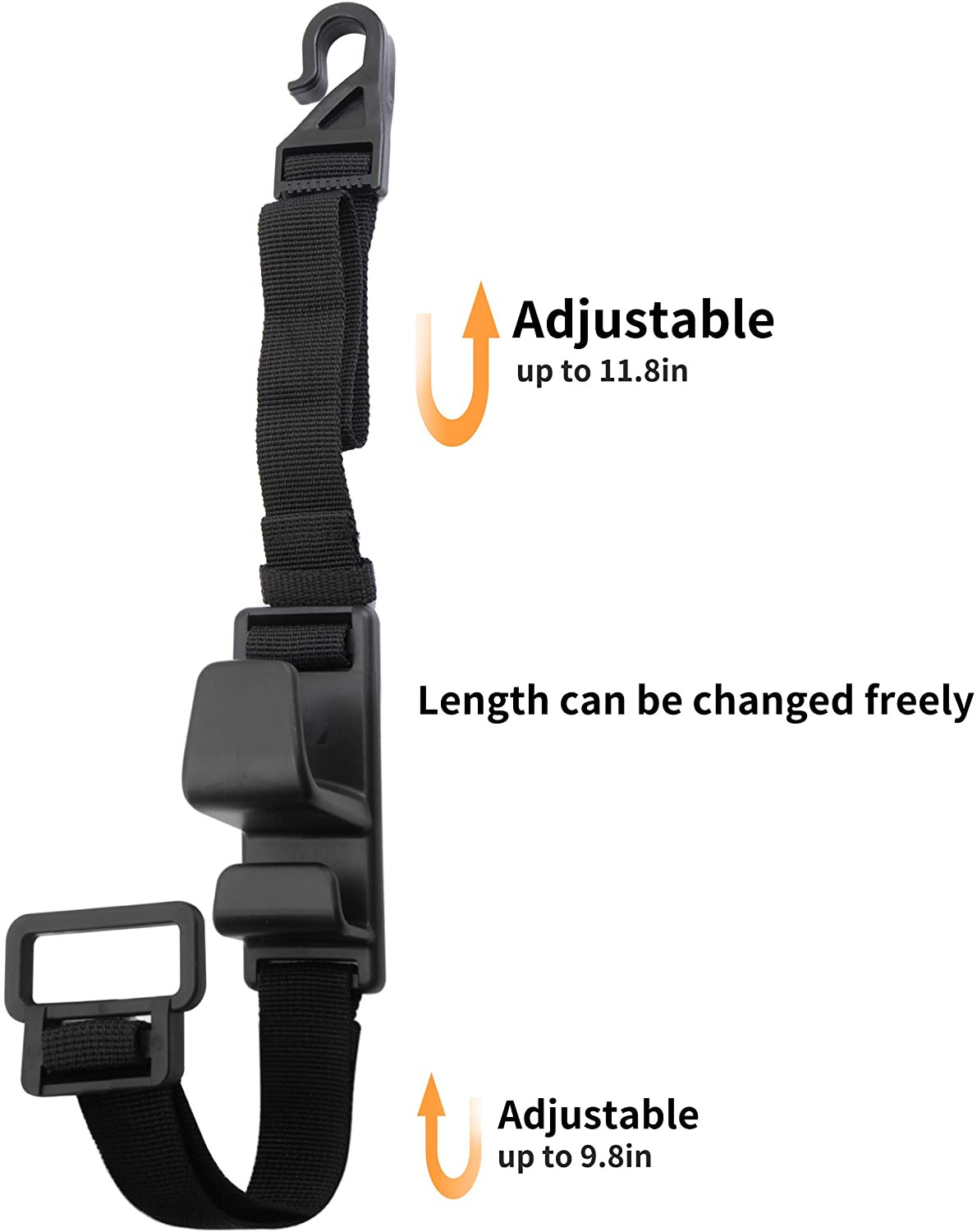 4-Pack Headrest Hooks for Car Universal Interior Auto Vehicle Back Front 4pack