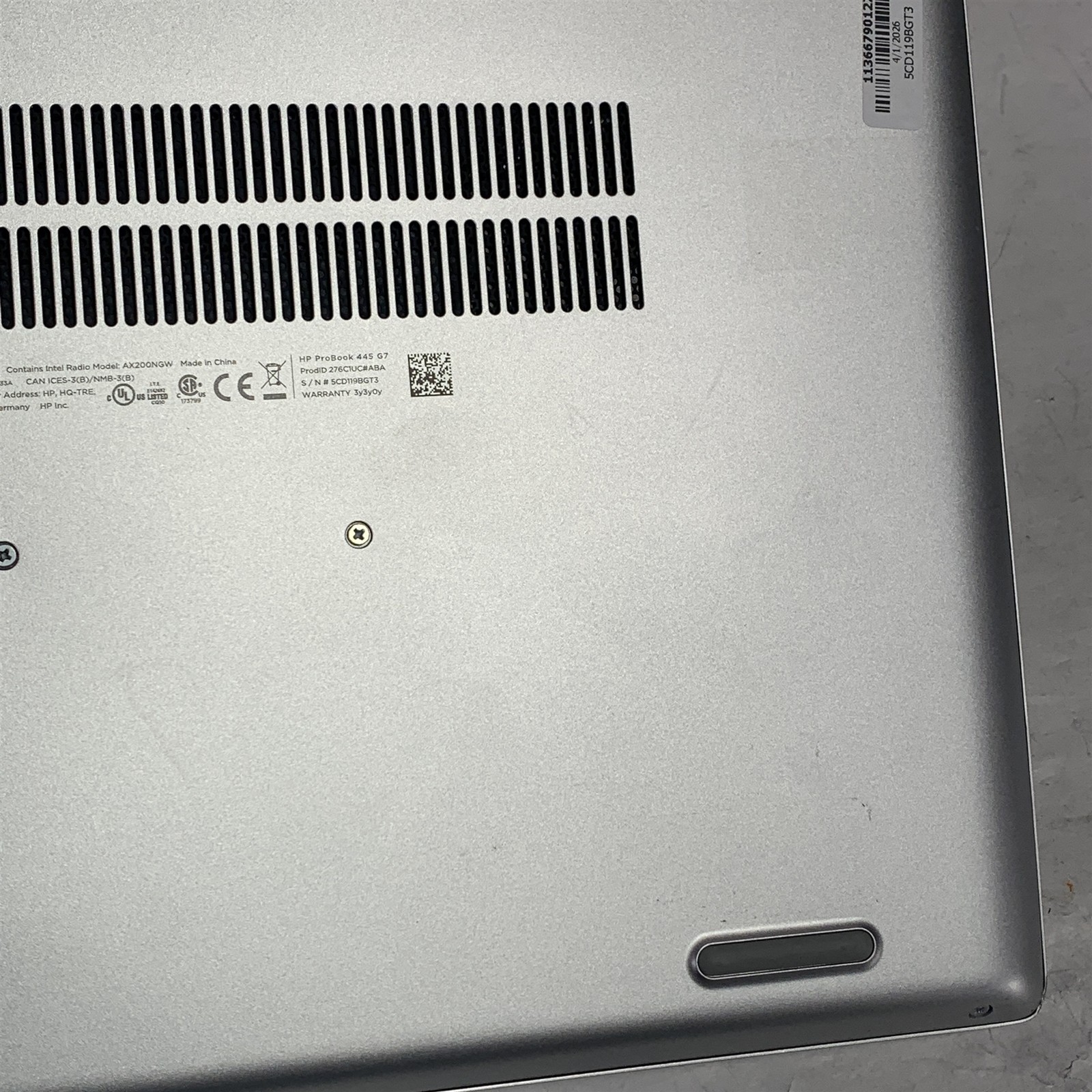 HP ProBook 445 G7 14″ Laptop Ryzen 5 4500U 2.3GHz 16GB – NO DRIVE