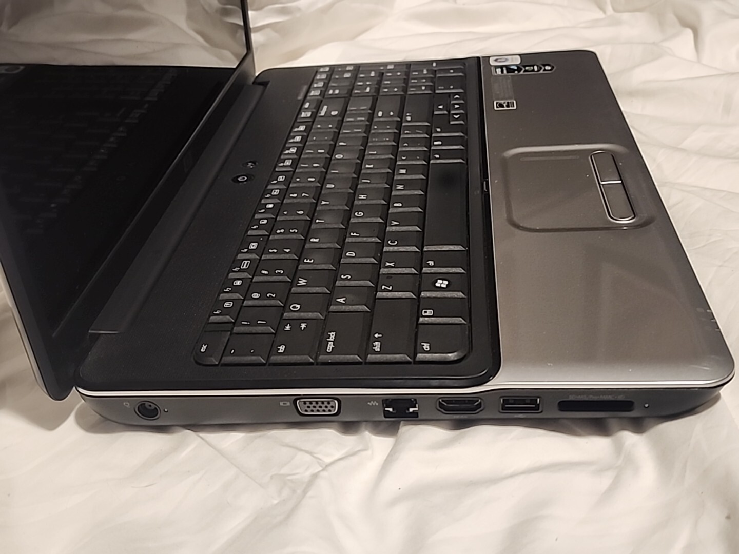 HP G60 249 Laptop AMD Athlon X2 NVIDIA Damaged Screen For Parts / Repair Works