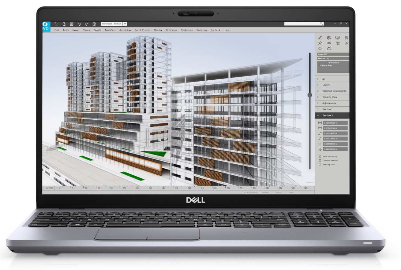 Dell Precision 3551 15.5″ Intel Core i5 10th Gen 16GB 256GB Fair