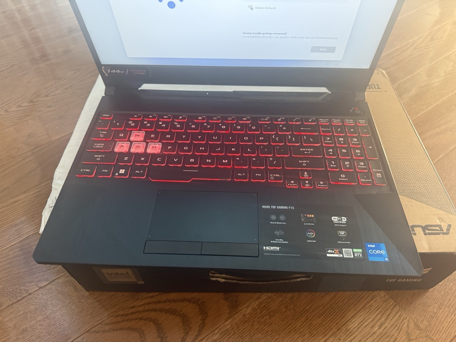 Asus TUF F15 FX506H 15.6″ i5-11400H 2.7GHz 8GB RAM 512GB SSD GeForce RTX 3050