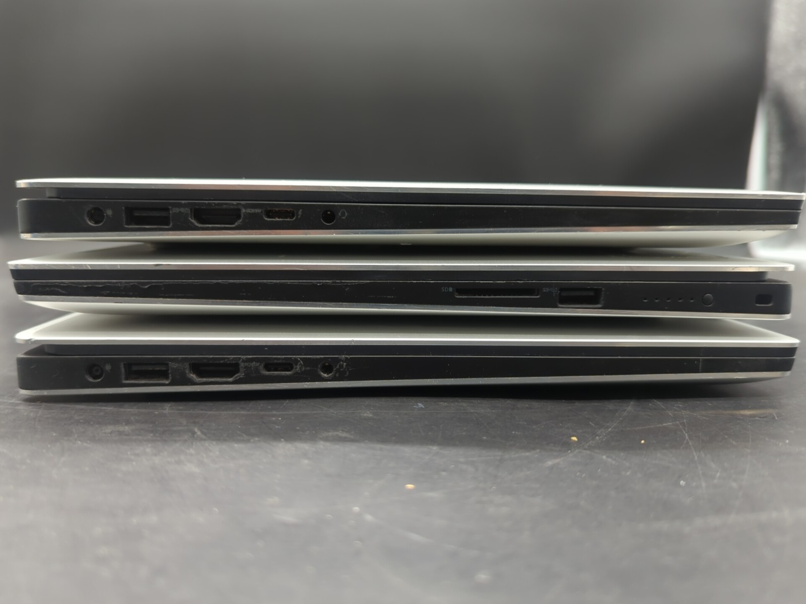 Lot of 3: Dell: Precision: 5540: i7 9th Gen: 32GB RAM: Various HD: No OS: Tested