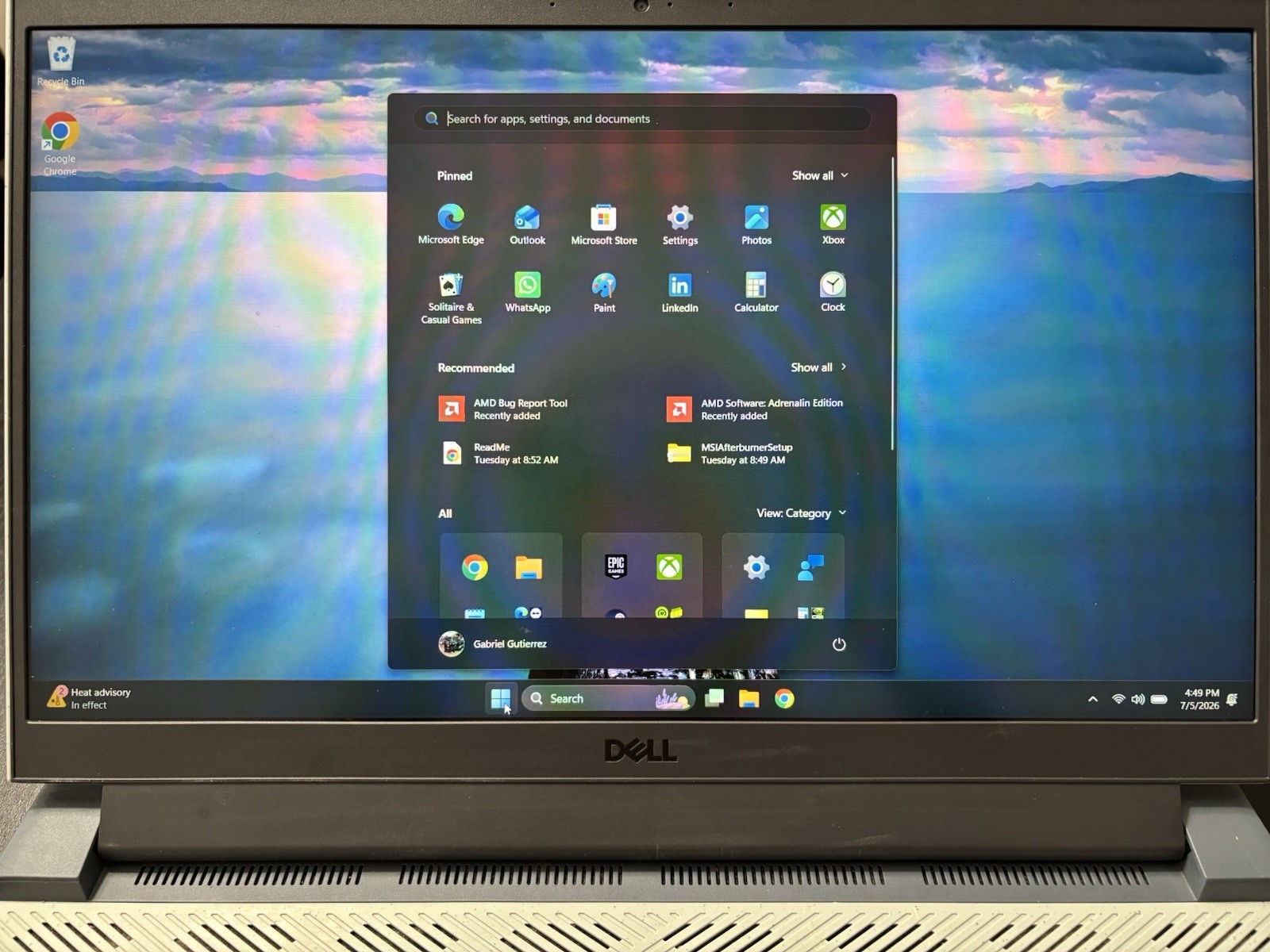 Dell G15 Gaming Laptop – Ryzen 5 5600H | RTX 3050 | 64GB RAM | 1.TB Storage