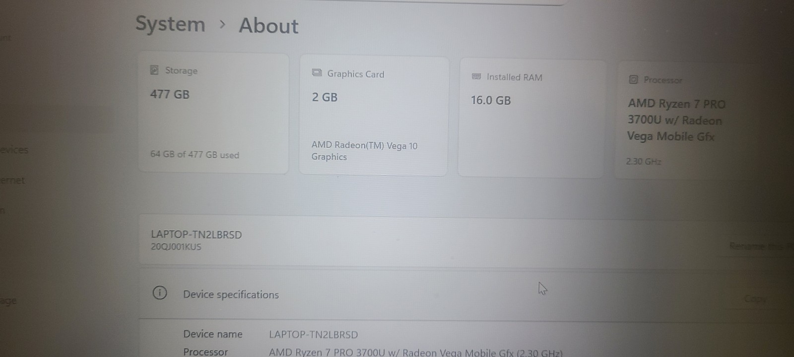 Lenovo ThinkPad T495s AMD Ryzen 7 Pro 3700u 2.3GHz 16GB Ram 512GB SSD Windows 11