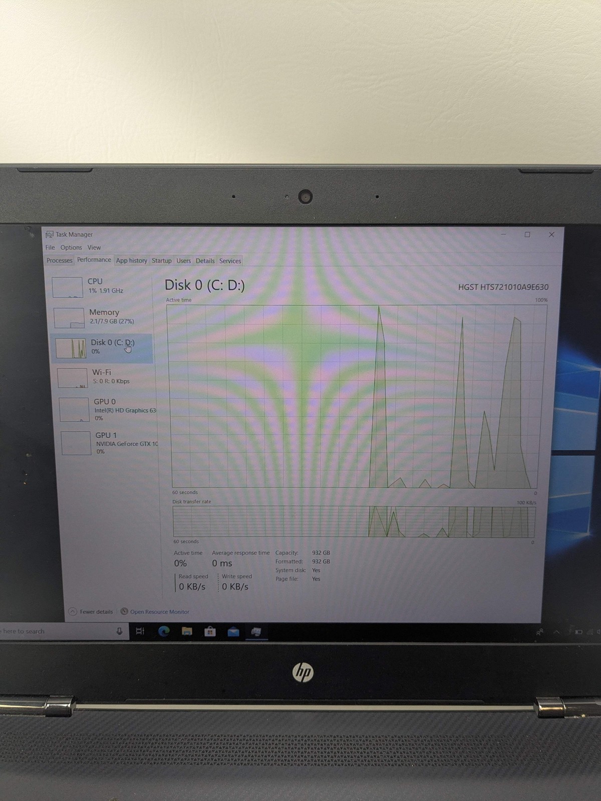 HP Omen QEOIGAAG 15.6″ i7-7700HQ 2.8GHz 8GB RAM 1TB SSD GeForce GTX 1050