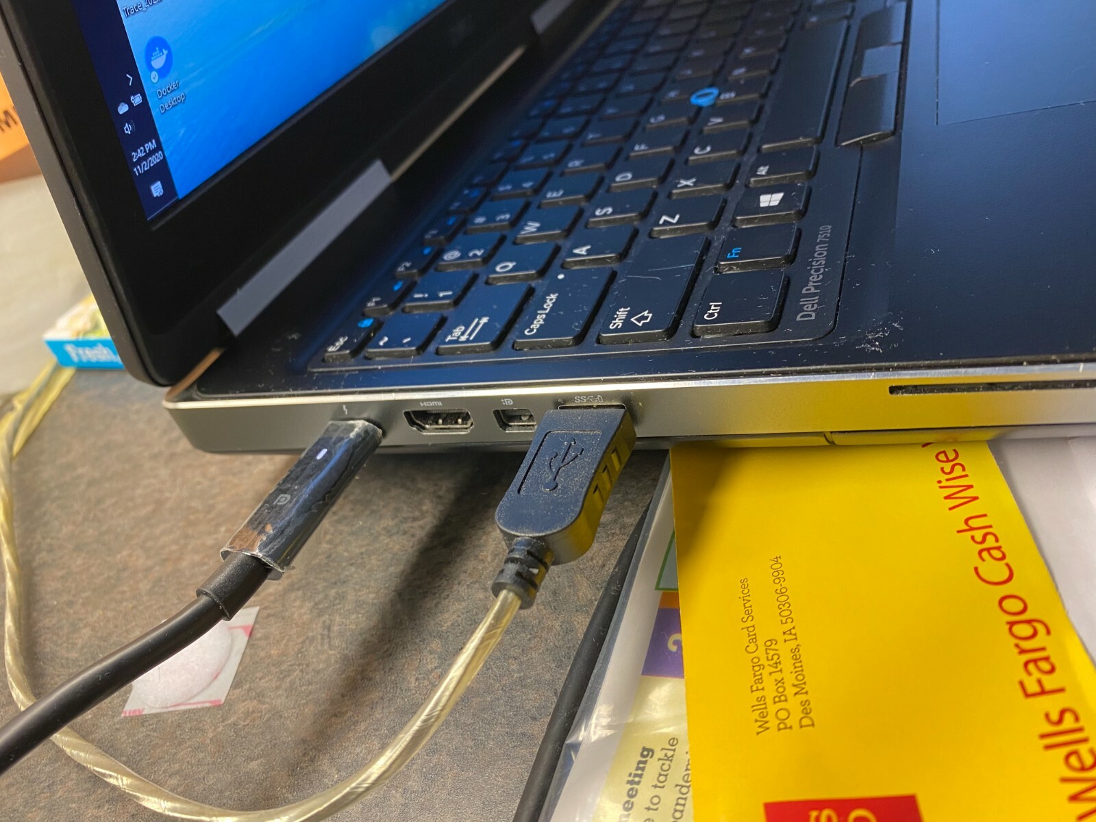 Dell Precision Laptop 7510 Xeon 32GB RAM 400 GB SSD MS Win10 Pro 15.6″ w/dock