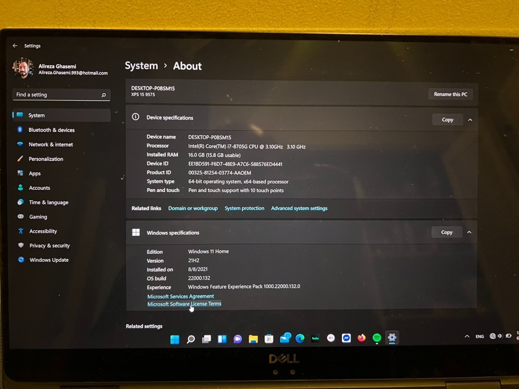 dell xps 15 9575 2-in-1