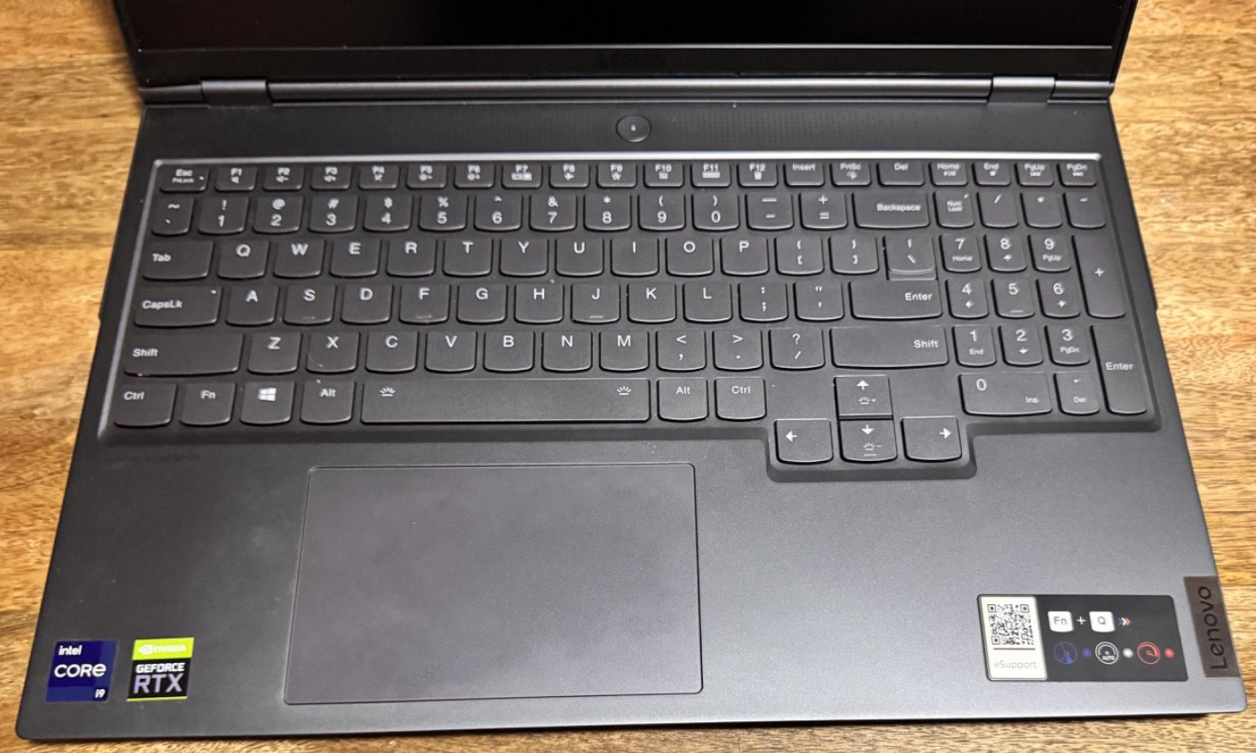 Lenovo Legion 7i 1Gray 165Hz QHD+ i9-11980HK 2.60GHz 32GB 2TB SSD RTX 3080 16GB