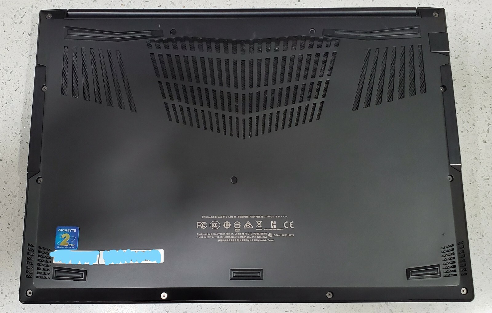 Gigabyte Aero 15 Laptop (Intel Core i7 / NVIDIA GTX 1060)