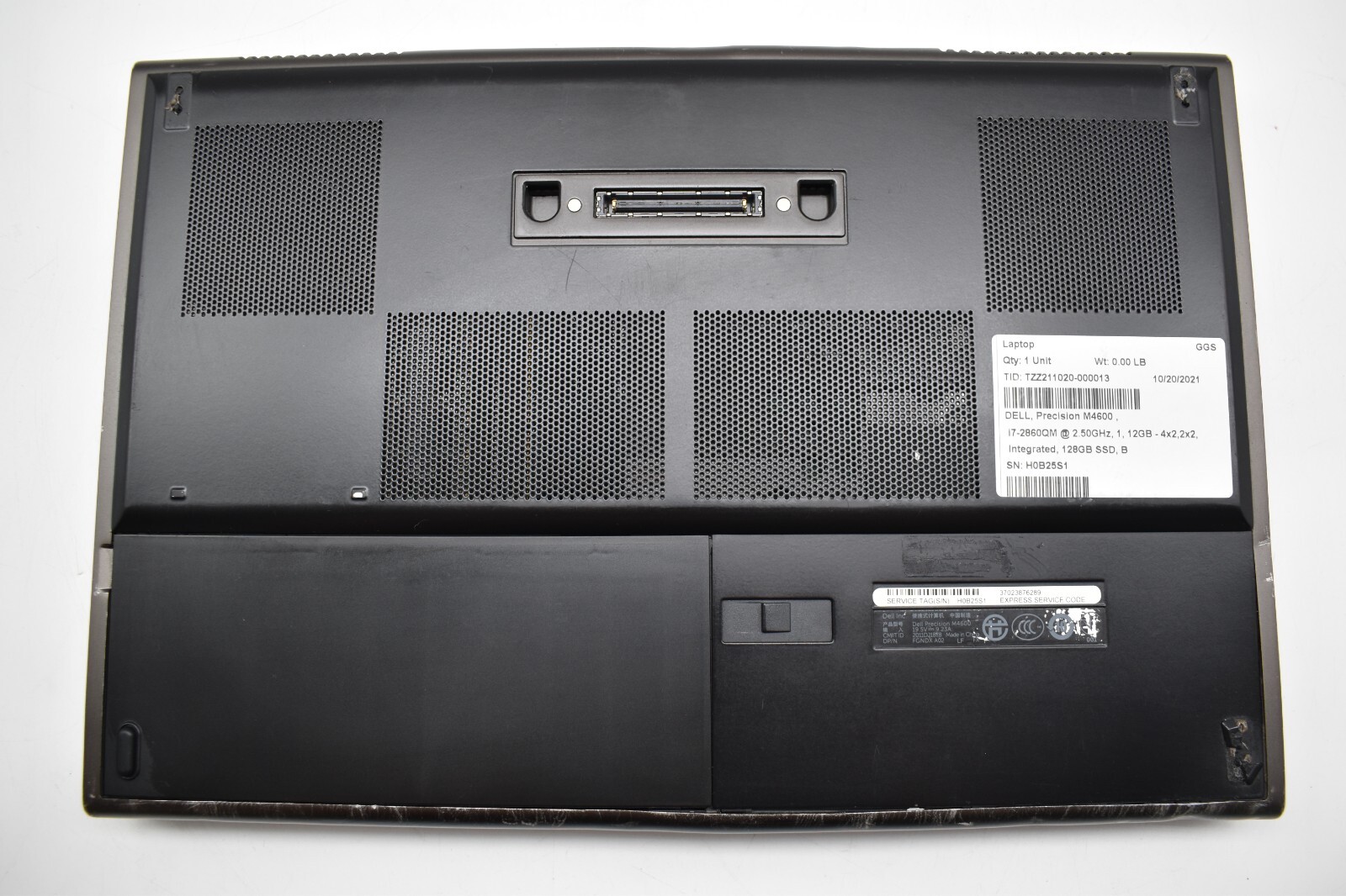 15.5″ Dell Precision M4600 Laptop i7-2860QM @ 2.50GHz 8GB 256GB SSD *Read