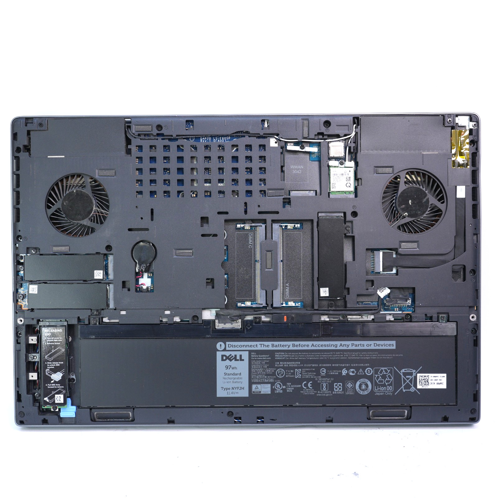 Dell Precision 17.3″ 7730 i9-8950HK 32GB RAM,Quadro P4200 8GB !!*READ*!! T12-C8