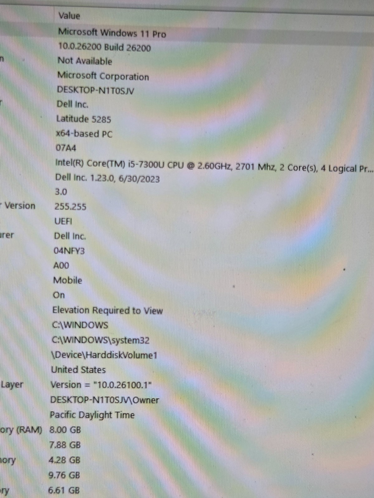 651146 Latitude5285 2in1 w/charger.i5-7300U.8GB.256GB M.2.12.3″ Touch.W11.Nice!