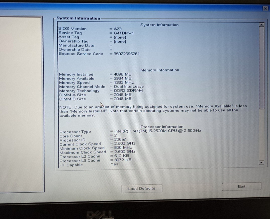 Lot of 2 Dell Latitude E6420/E6430 i5-2nd&3rd Gens 4GB RAM No HDD/Battery MC247