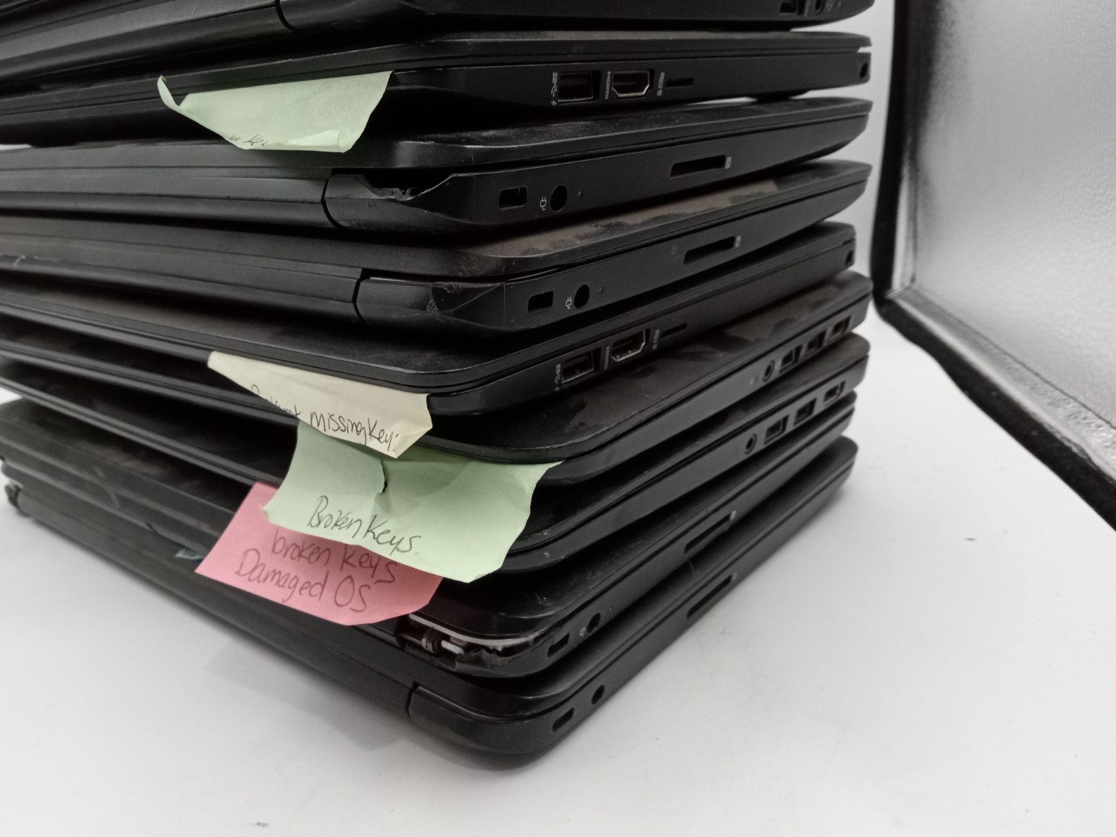 Lot of 10 – HP Chromebook 11 G3 G4 G5 11″ Laptop -FOR PARTS -VARIOUS ISSUES -RR