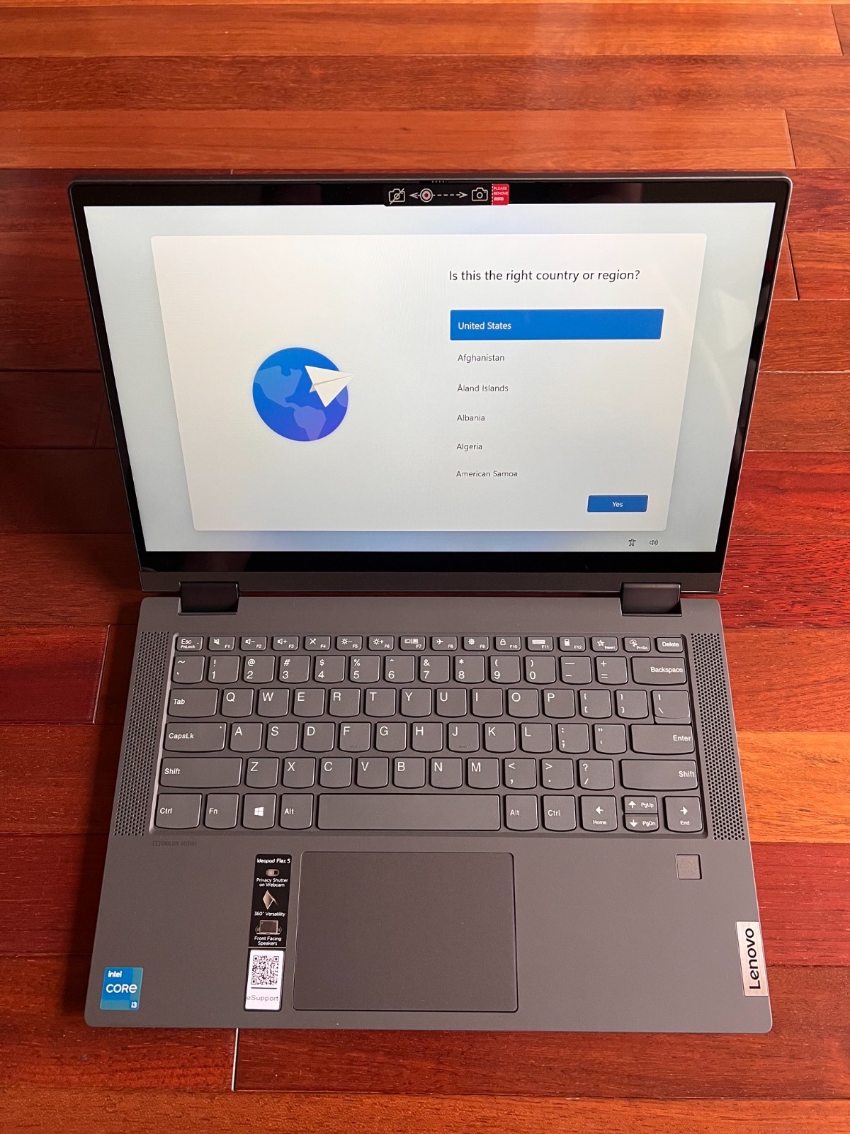 Lenovo Ideapad Flex 5i 14″ FHD Touch Intel i3-1115G4 4GB RAM 512GB SSD W11H Grey