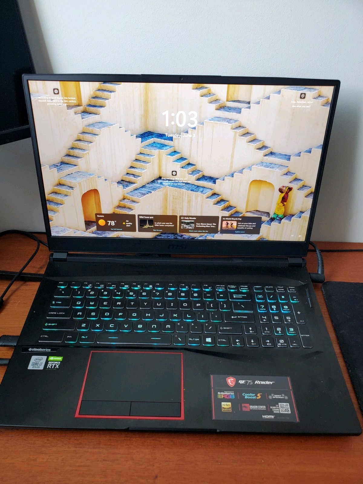 MSI GE75 Raider RTX 2080 SUPER